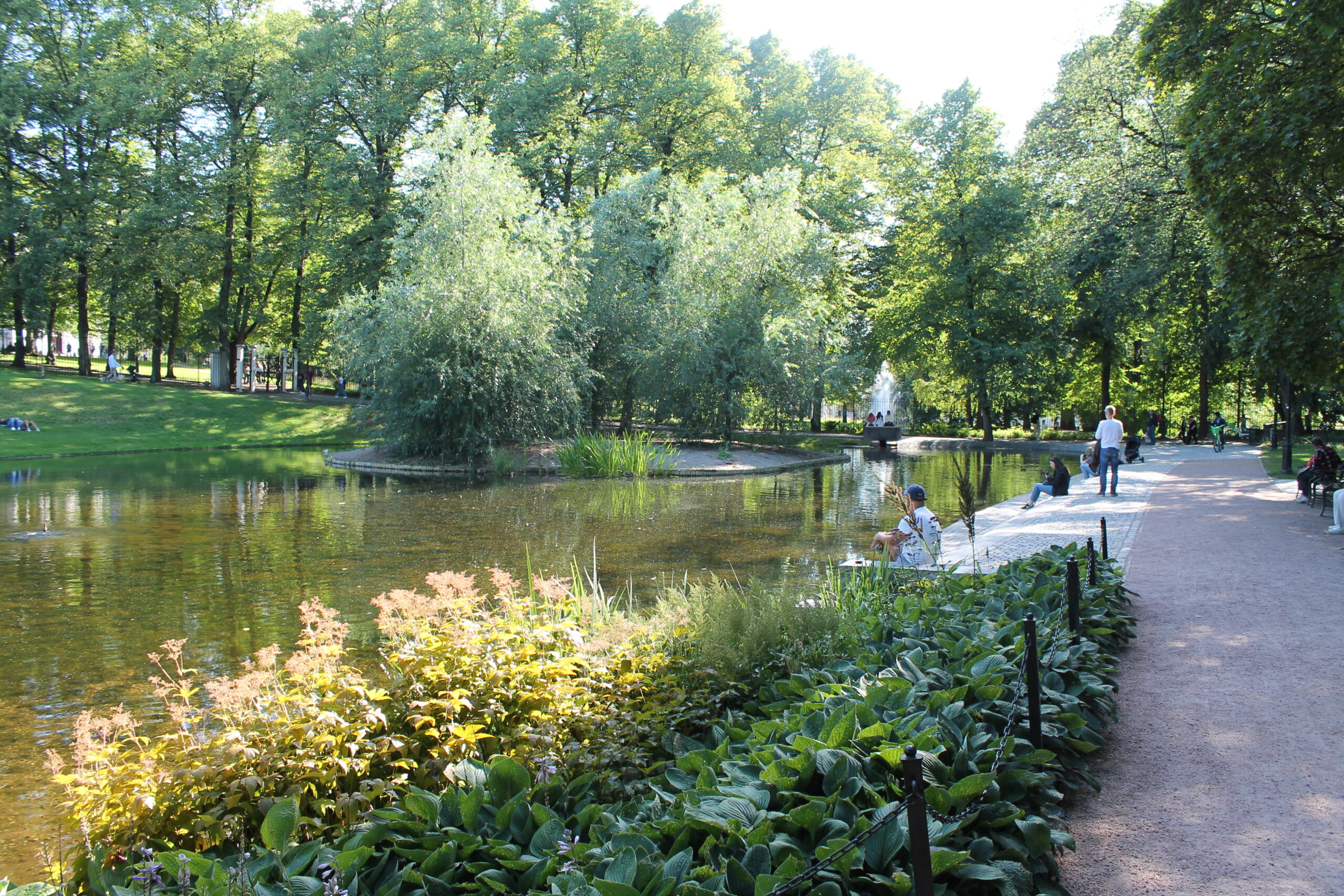 Vannet i slottsparken Oslo